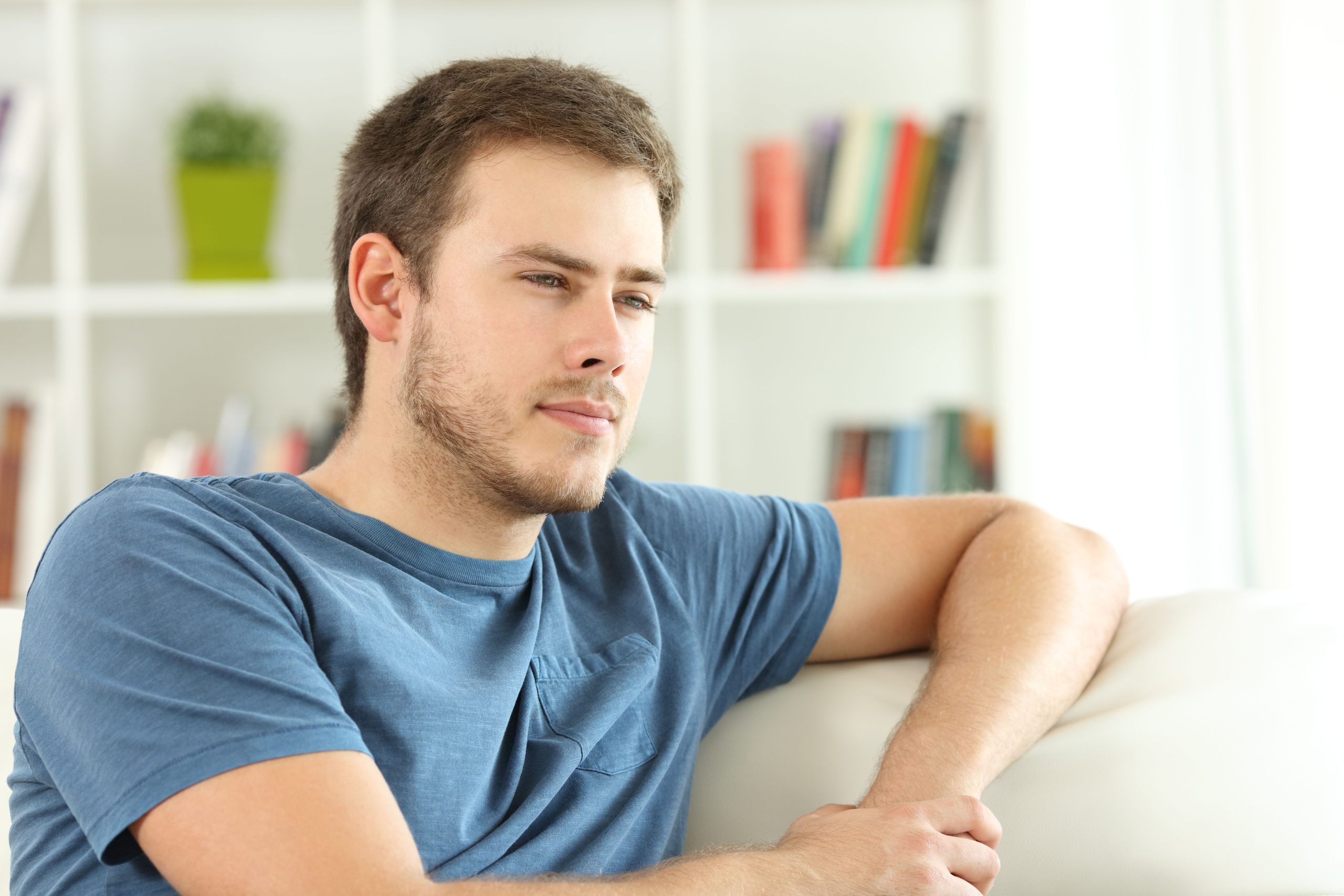 Person in contemplation